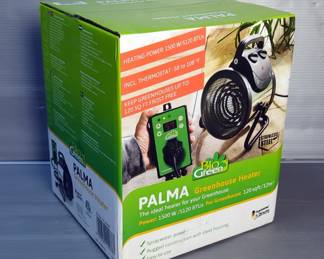 BioGreen Palma Greenhouse Heater In Original Packaging, 1500W