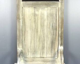 Entryway Hall Tree With Chalkboard, Cubbies And Drawers, 77" x 23" x 16.5" 