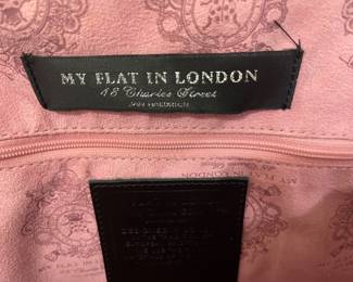 "My flat in London Large kisslock tote bag in excellent condition