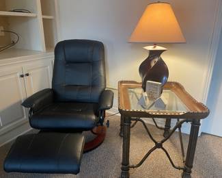 Like brand new- from home depot- swivel reclining chair
