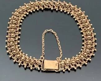 gold bracelet