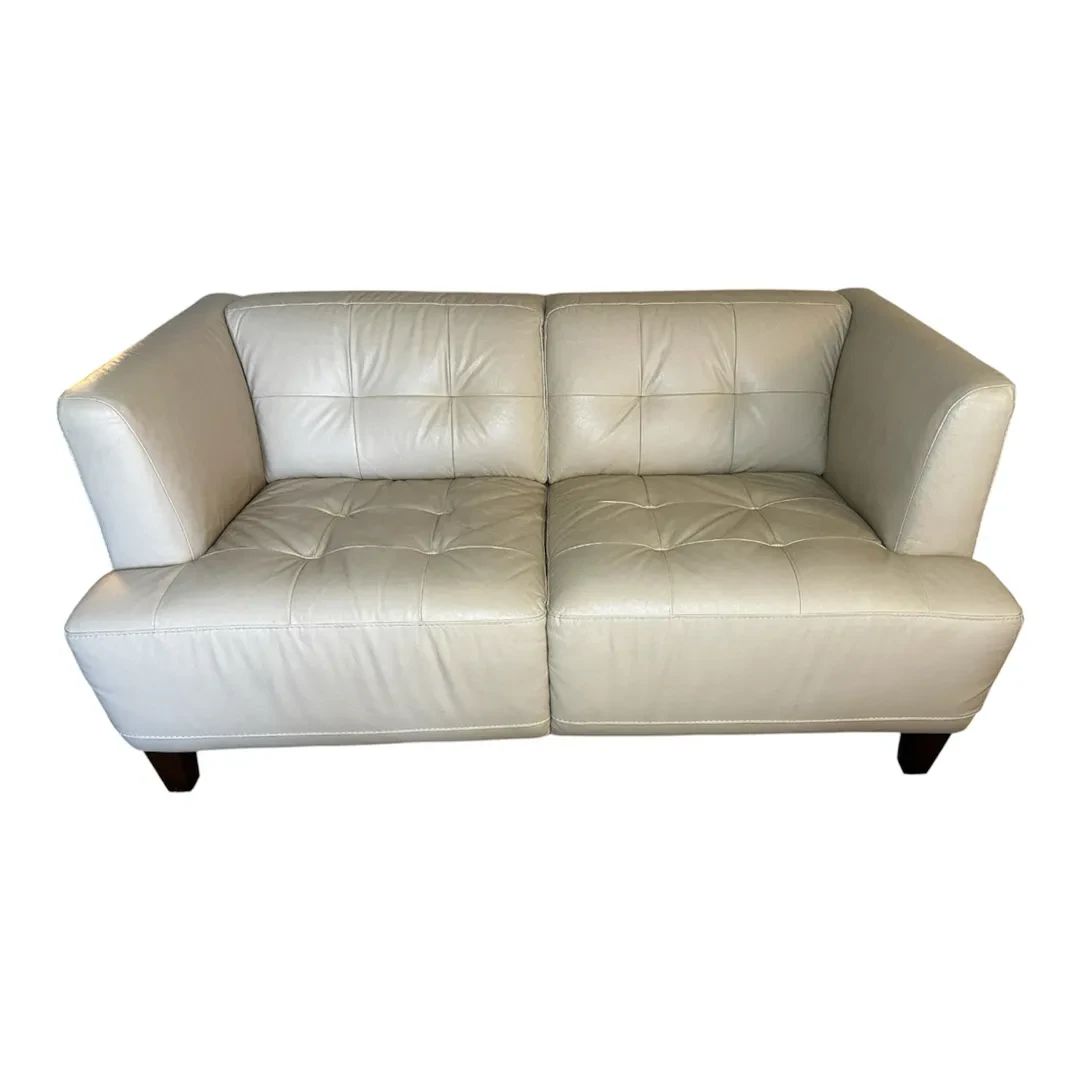 001 Chateau dAx Alessia Leather Loveseat