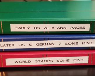 Three Stamp Albums