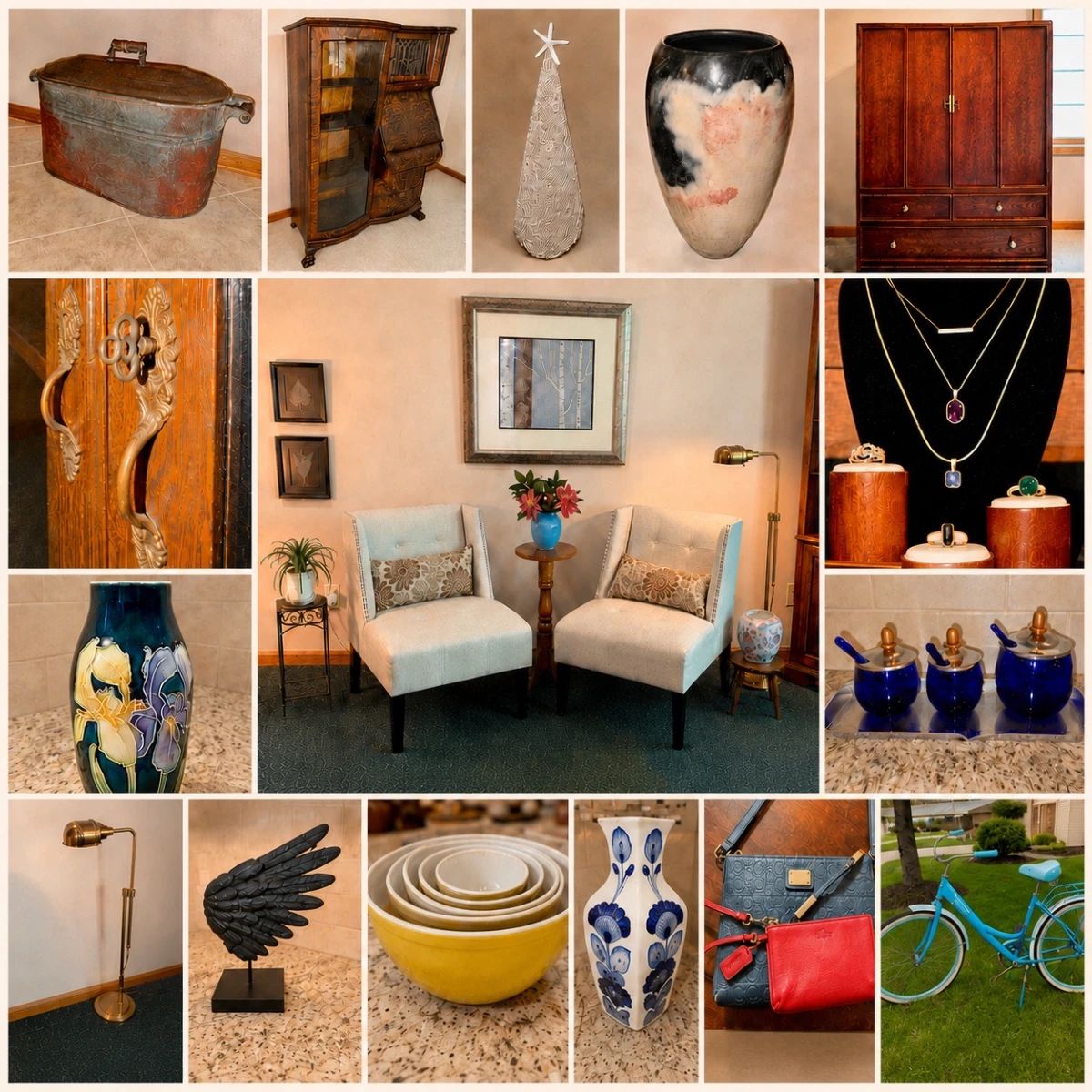 1 High End Art, Jewelry, MCM Collectibles, Artwork Decor Auction