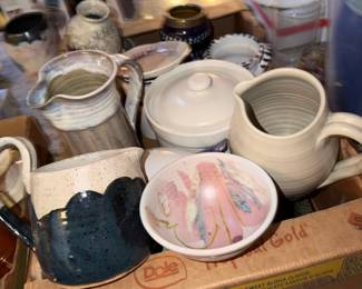 Signed Regional Pottery Pieces