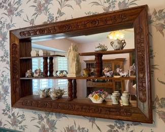 Shadowbox wall shelf 