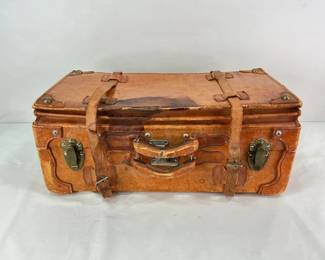 Vintage Leather Suitcase