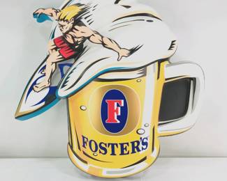 Fosters Beer Bar Sign