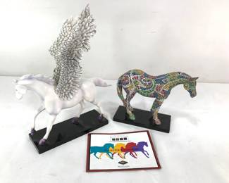 The Trail of Painted Ponies: "Caballo Brillante" and "Silver Lining"
