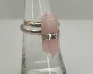 Milky Quartz Silver Ring