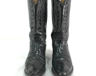 Black Justin Cowboy Boots