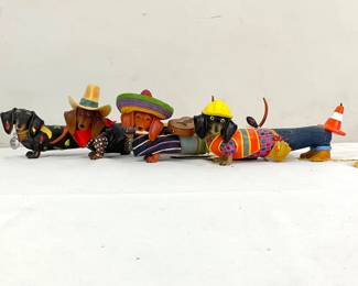 Westland Hot Diggity Dog Dachshund Figurines