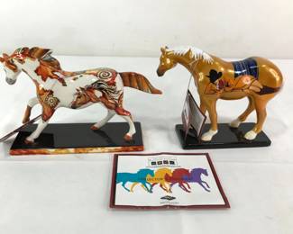 Trail of Painted Ponies: "Petroglyph Pony" and "Blondes"