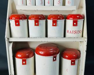 Vintage Worcester Ware Kitchen Canister Set