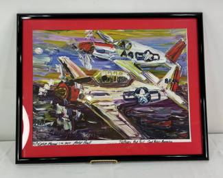 Tuskegee Red Tail Artist Proof by Eddie Mormon
