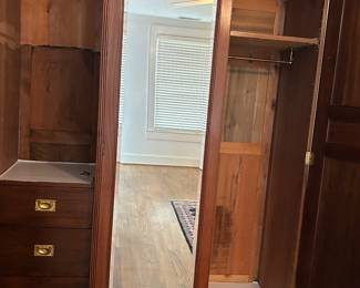 interior of the wardrobe 