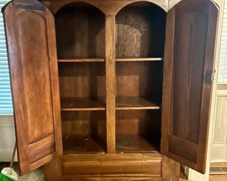 interior antique wardrobe