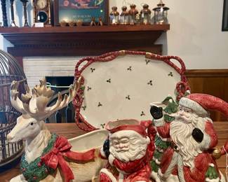 Fitz & Floyd Christmas pieces