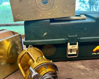 Tackle box & reel