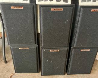 Klipsch stereos *Located in detached garage
