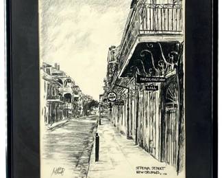 1981 Brent McCarthy St. Peter Street N.O. Litho