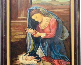Signed Adoration of the Christ Child Tribute