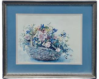 Signed Jodi Jensen Watercolor Lithograph