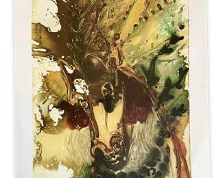 Salvador Dali “Bucephalus" Lithograph