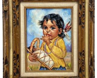 Signed Le Nor Oil on Board