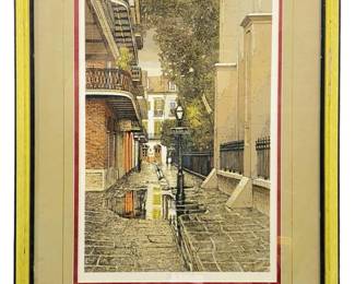 Paul DeLaFille Limited Lithograph "Cabildo"