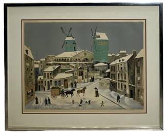 Signed Michael Delacroix Lithograph