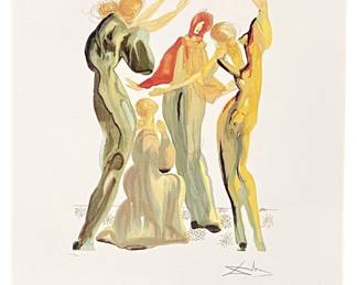 L.E. Salvador Dali “The Dance" Lithograph
