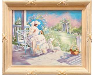 Gorgeous Donald Zuest Signed Oil on Canvas