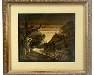 Reenvisioned Crucifix Giclée on Board (Framed)