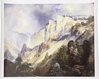 Thomas Moran “A Passing Shower" Lithograph