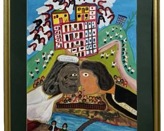 Sister Gertrude Morgan Acrylic on Paper