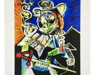 Picasso “Cavalier with Pipe" Lithograph