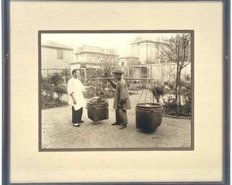 Isaiah W. Taber Chinese Vegetable Peddler Photo