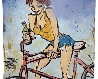 Signed RAM (Miguel Caeiro) Mixed Media on Board