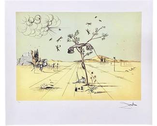 Salvador Dali “Disembodied Telephone" Lithograph