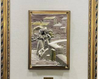 Silver Bas-Relief 925 Paolo Schilardi Tribute
