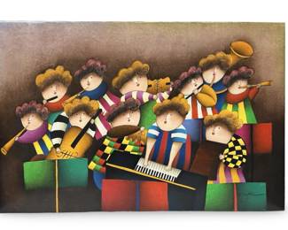 Joyce Roybal The Orchestra Embellished Giclee