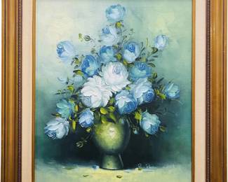 Signed Roy Pasanault Original Oil on Canvas