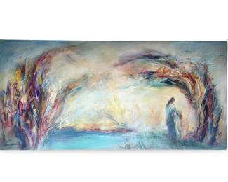 Signed Gail Perazzini Imagination Dances Oil on Ca