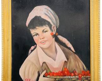 "Country Girl" by Eva Holusa Tribute Oil on Canvas