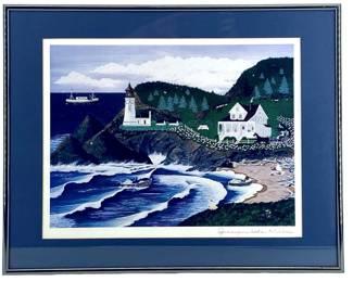 Heceta Lighthouse Print by Jennifer Lake Miller