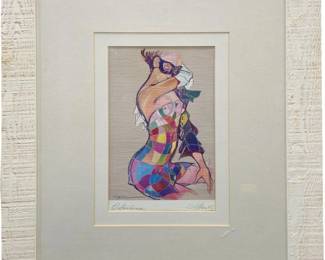 "Arlecchina" By M.Brilli Print