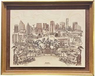 Limited “Atlanta City Internationale" Etching