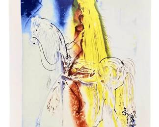 L.E. Salvador Dali “Lady Godiva" Lithograph