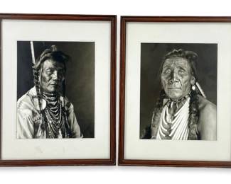 2pc Tomar J. Hileman Native American Photography